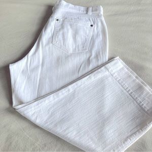 Charter Club wide leg cropped jean